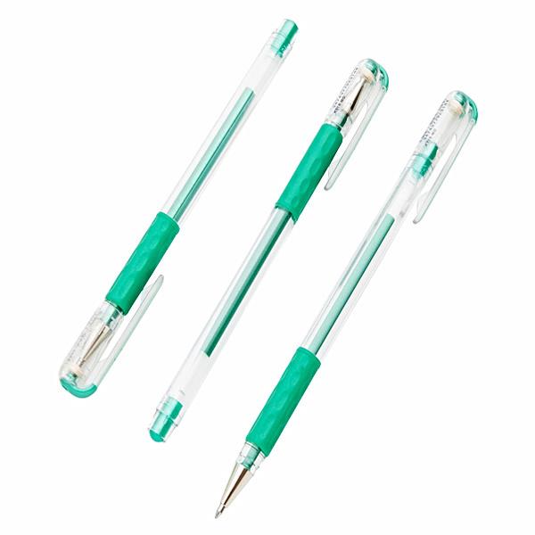 Pentel Hybrid Gel Grip K118 0.8mm Gel Pen - Green