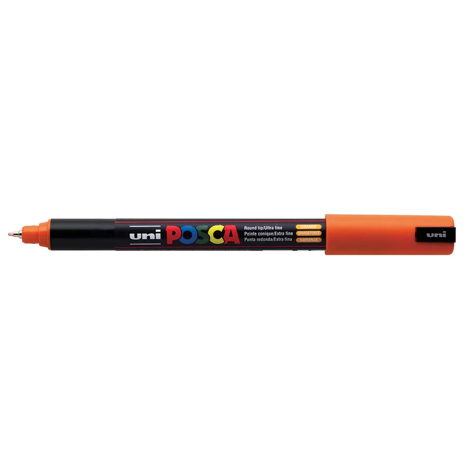 uni Posca Marker PC-1MR Ultra Fine Tip Paint Marker Orange