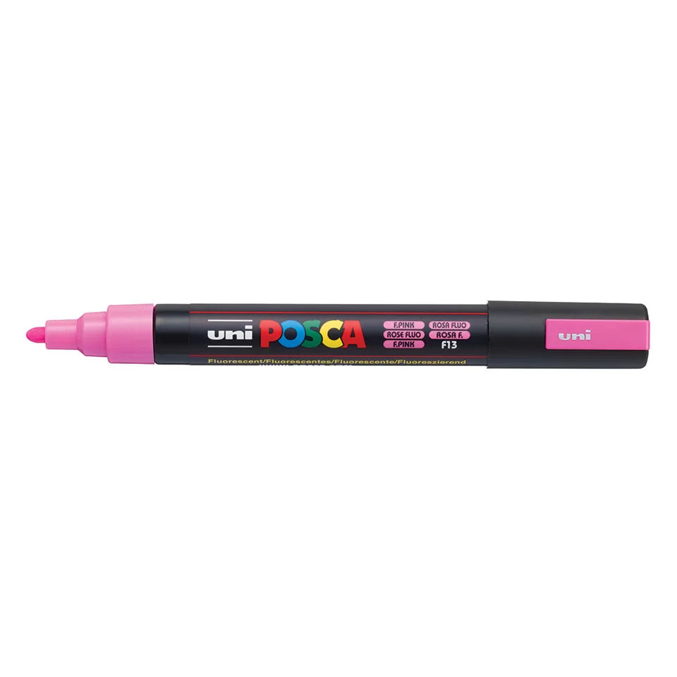 Posca PC-5M Medium Bullet Tip Paint Marker Fluorescent Pink