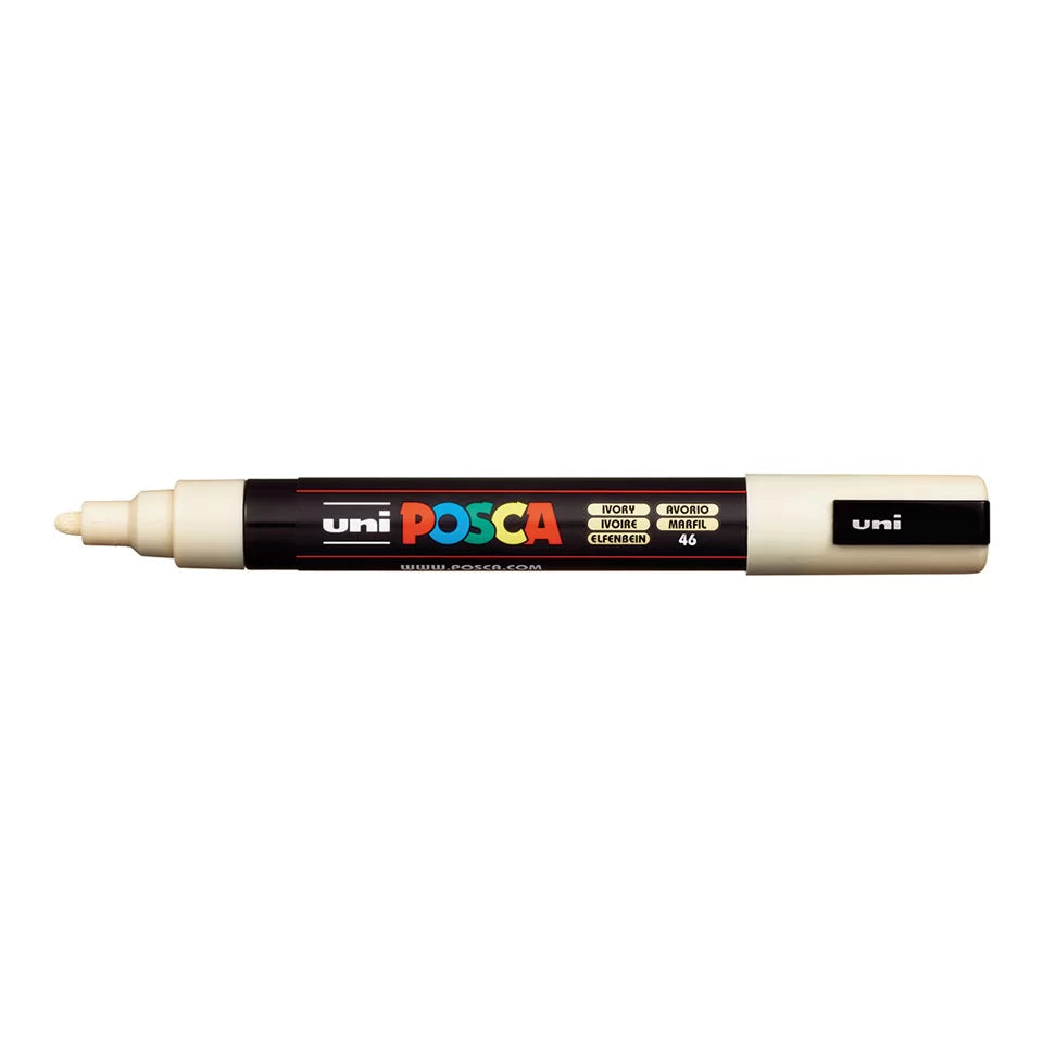 Posca Marker PC-5M Medium Bullet Tip Paint Marker Ivory
