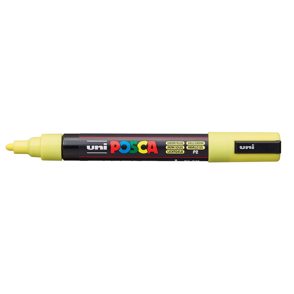 Posca PC-5M Medium Bullet Tip Paint Marker Sunshine Yellow