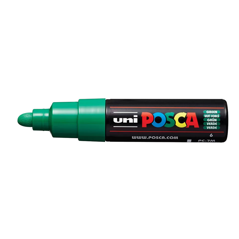 Posca PC-7M Marker Bold Bullet Tip Paint Marker Green