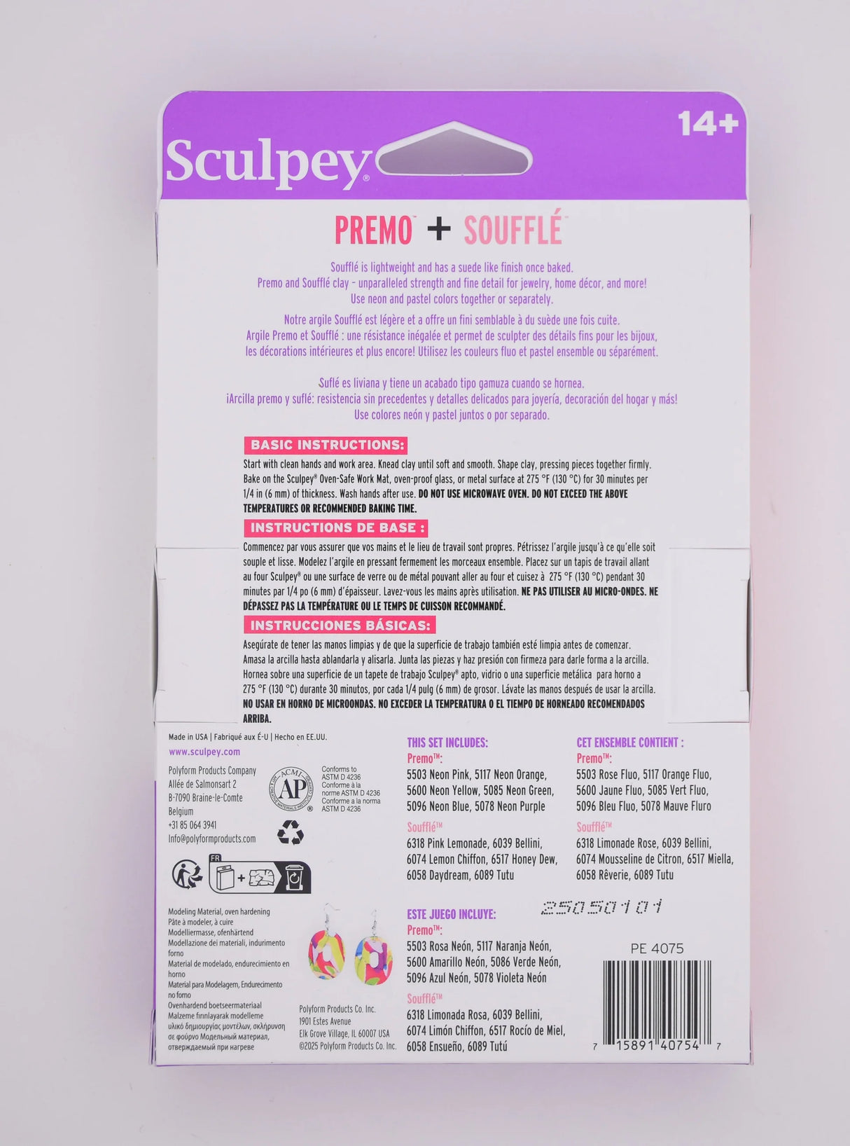Sculpey Premo & Soufflé Multipack - Neon & Pastel