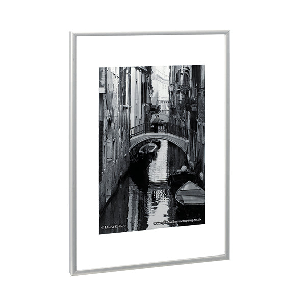 Hampton Frames Aluminium Certificate Frame A4 Silver PAAFA4B