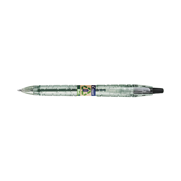 Pilot B2P Ecoball Pen/Refl Blk Pk10