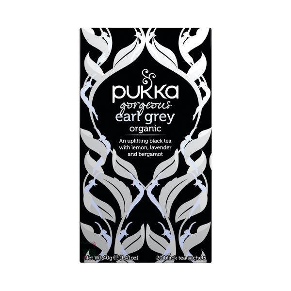 Pukka Gorgeous Earl Grey Fairtrade Tea (Pack of 20) P5052