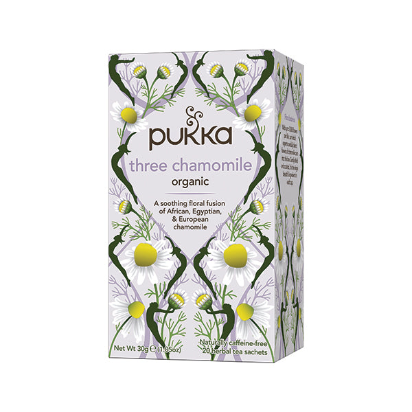 Pukka Three Chamomile Tea Bags Organic (Pack of 20) 05060229012579
