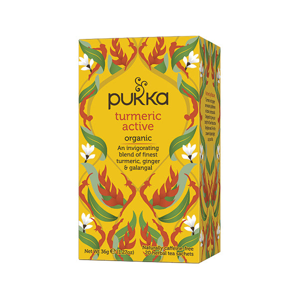 Pukka Turmeric Active Tea Bags Organic (Pack of 20) 45060519140751