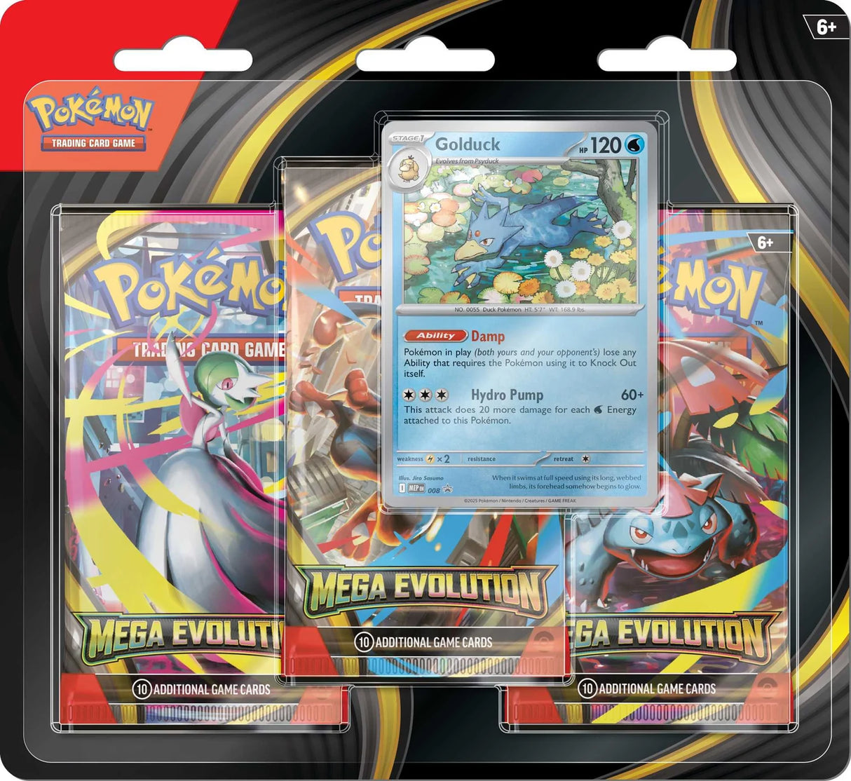 Pokémon Trading Card Game: Mega Evolution (3 Pack)
