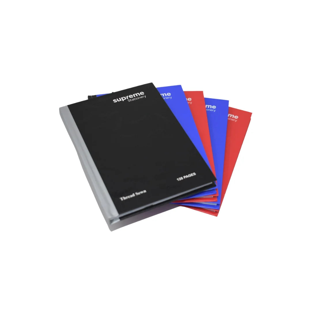 Supreme Stationery Hardback A6 120pg (Assortment)