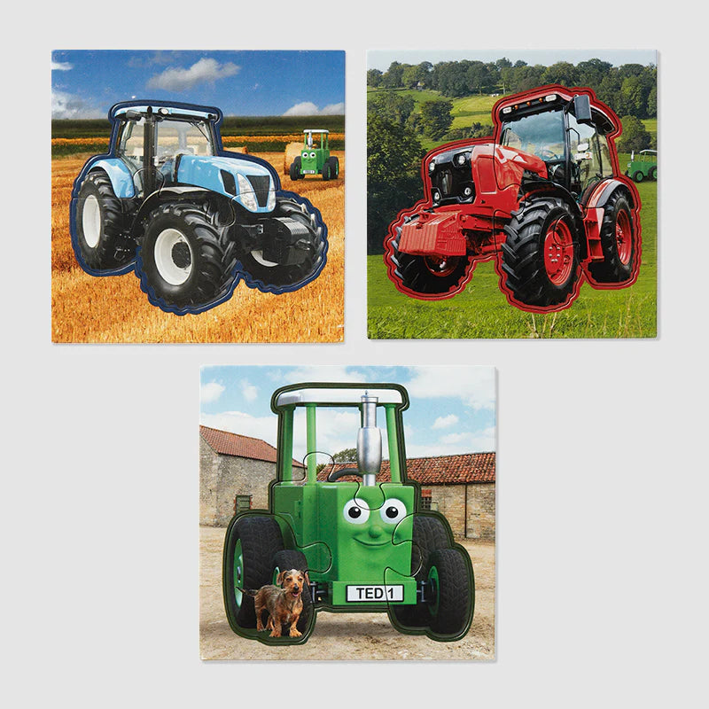 Tractor Ted - 3 Picture Puzzles Tractors