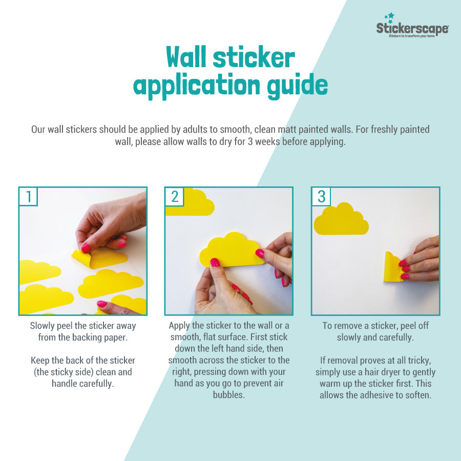 Wall Stickers Pack - Application Guide