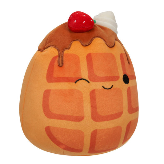 Squishmallows 7.5 Inch Weaver Waffle with Strawberry & Whipped Cream