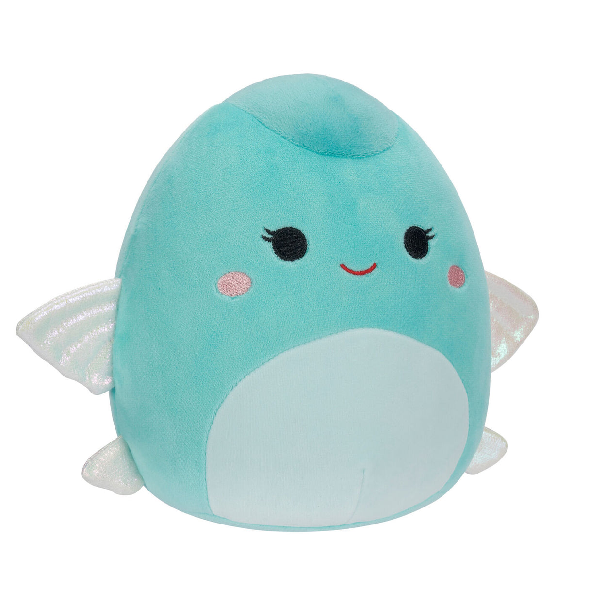Squishmallows 7.5 Inch Janie Light Teal Flying Fish