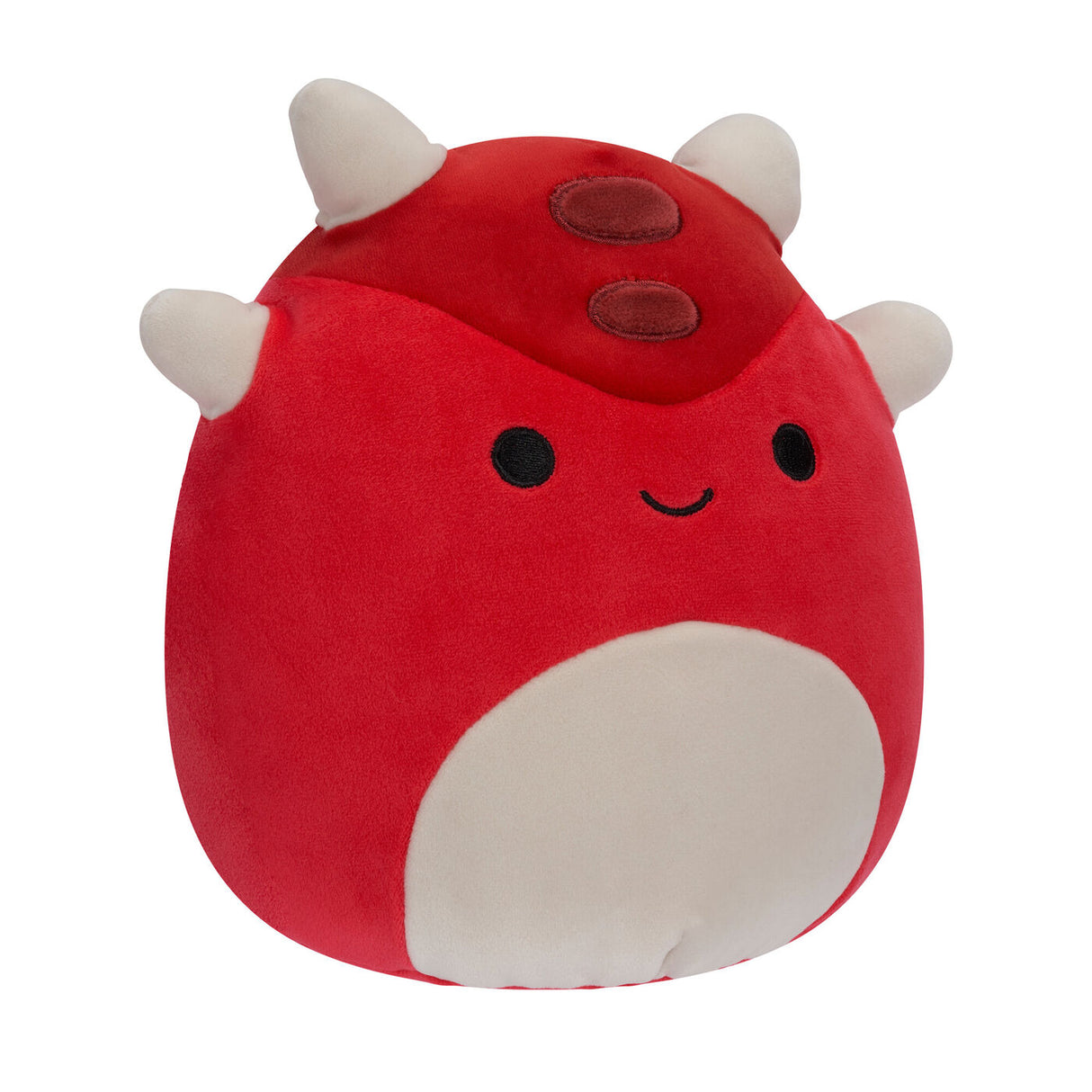 Squishmallows 7.5 Inch Sergio Red Armoured Dinosaur