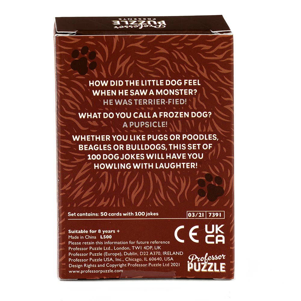 Professor Puzzle Dog Jokes