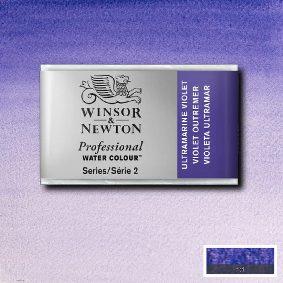 Professional Watercolour Series 2 Whole Pan - Ultramarine Violet