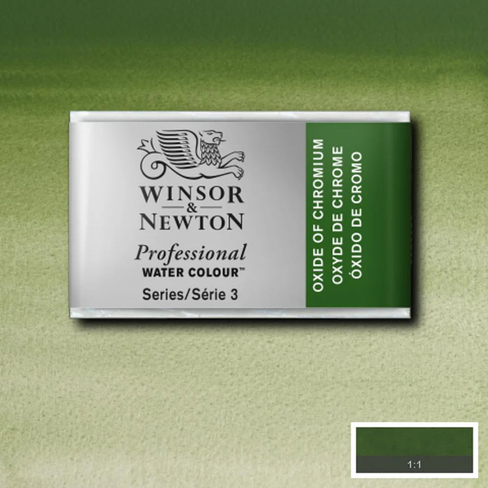Professional Watercolour Series 3 Whole Pan - Oxide of Chromium