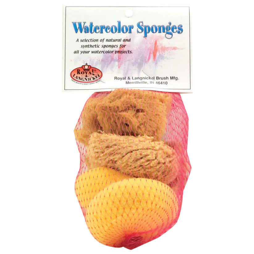 Watercolour Sponge Set (6 Pieces)