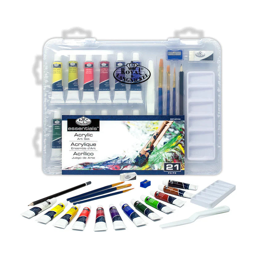 Royal & Langnickel Essentials Clear View Acrylic Painting Set