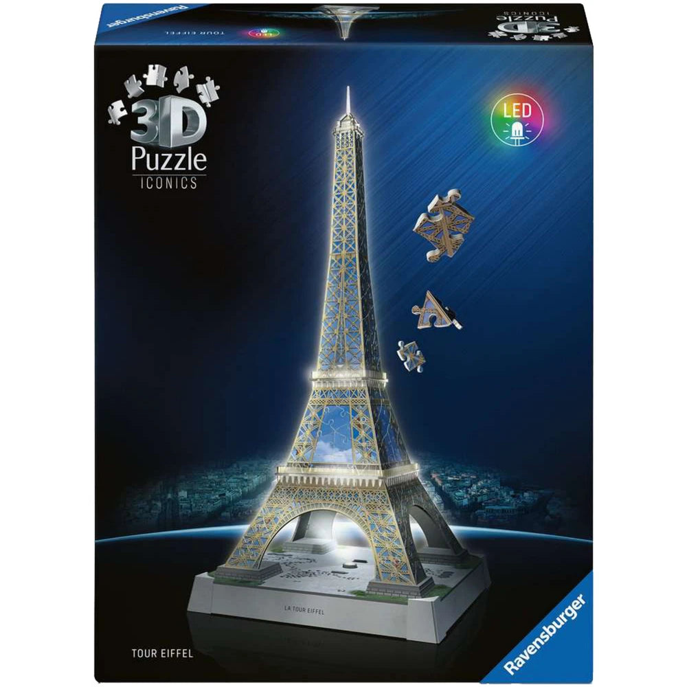 3D Puzzle 216 Pieces - Eiffel Tower Light Up