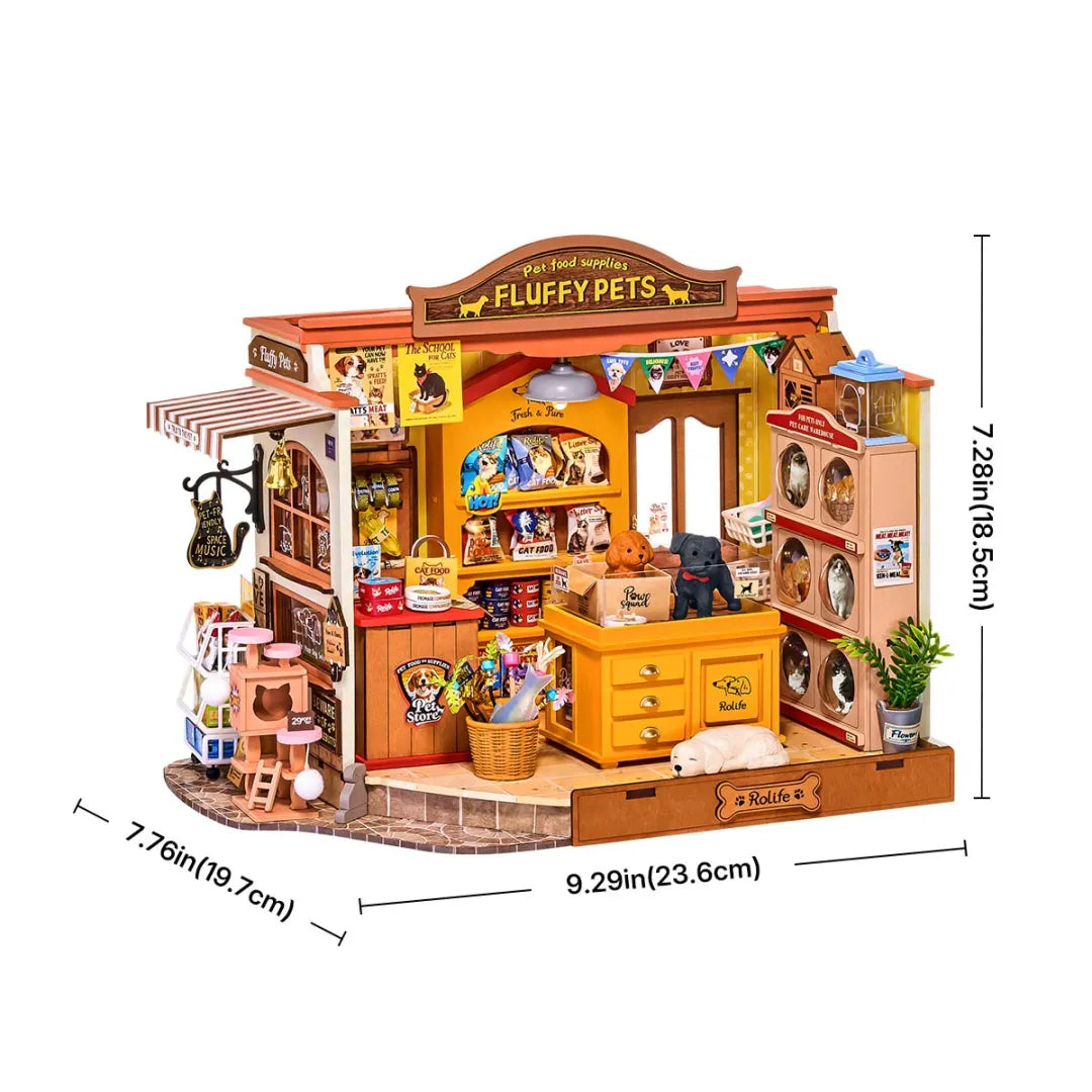 Rolife DIY Miniature House - Fluffy Friends Store