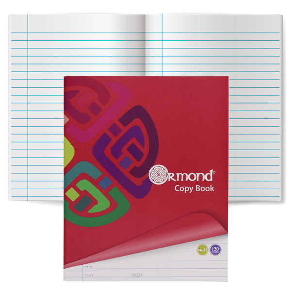 Ormond 120pg No.11 Exercise Copy Books (10 Pack)