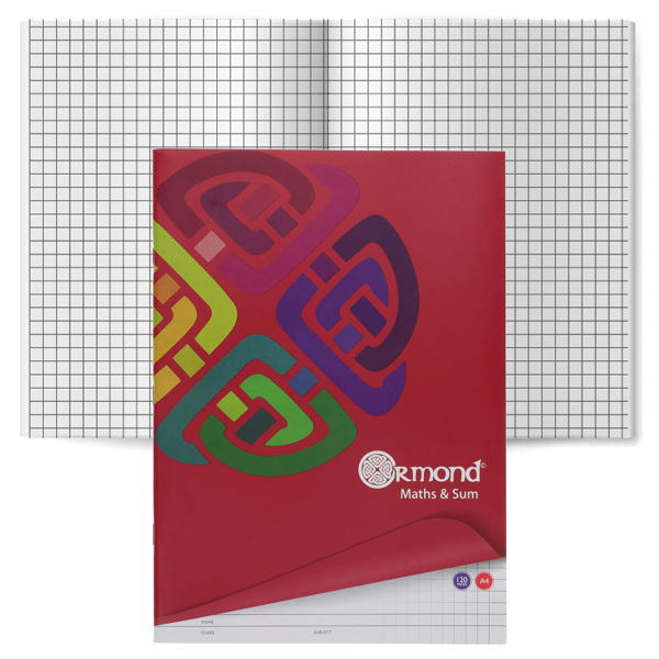 Ormond A4 120pg Maths Copy Book