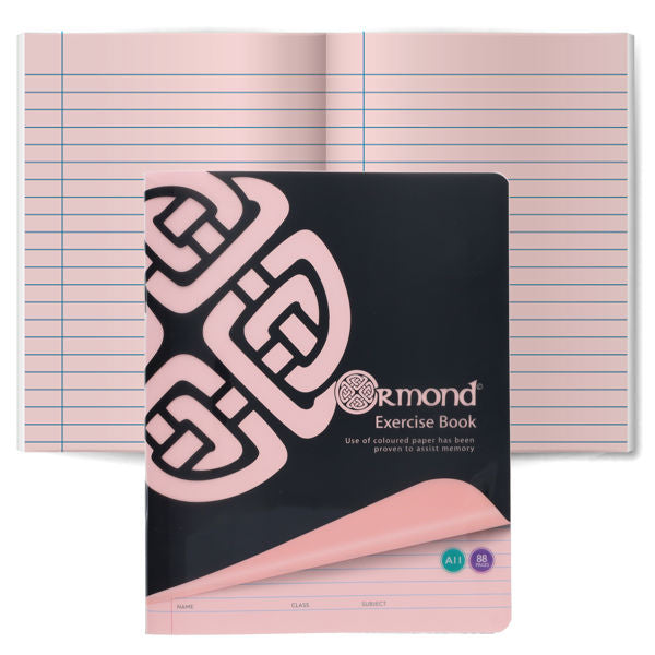Ormond 88pg A11 Visual Memory Aid Durable Cover Copybook