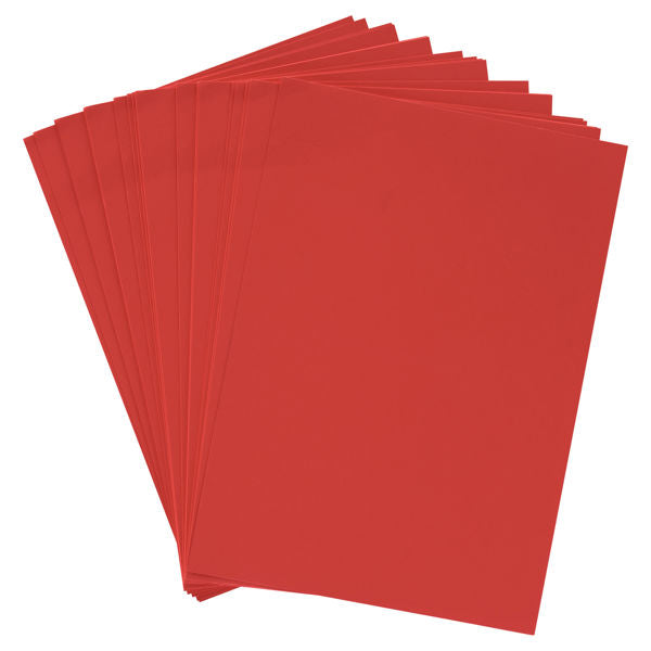A4 160gsm Card - Red (50 Sheets)