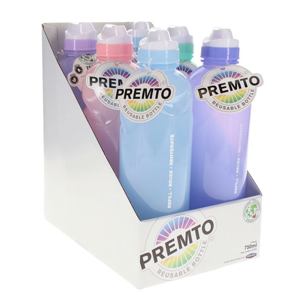 Premto 750ml Stealth Bottle - Pastel Colours (Assortment)
