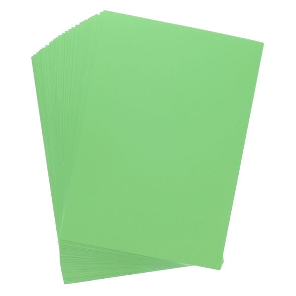 A4 160gsm Colour Card - Parrot Green (50 Sheets)