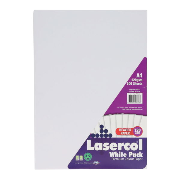 A4 120gsm Activity Paper - White (100 Sheets)