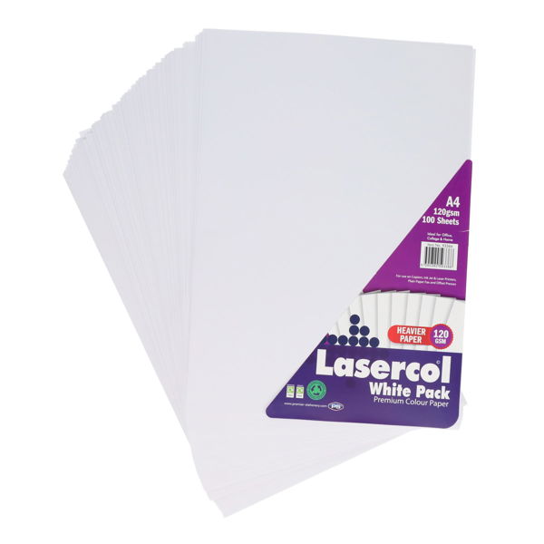 A4 120gsm Activity Paper - White (100 Sheets)