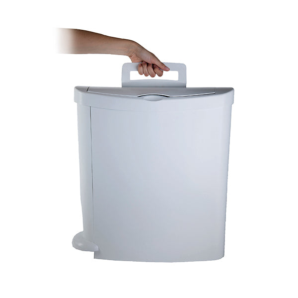 VFM Sanibin Side Opening Pedal Operated White 408575