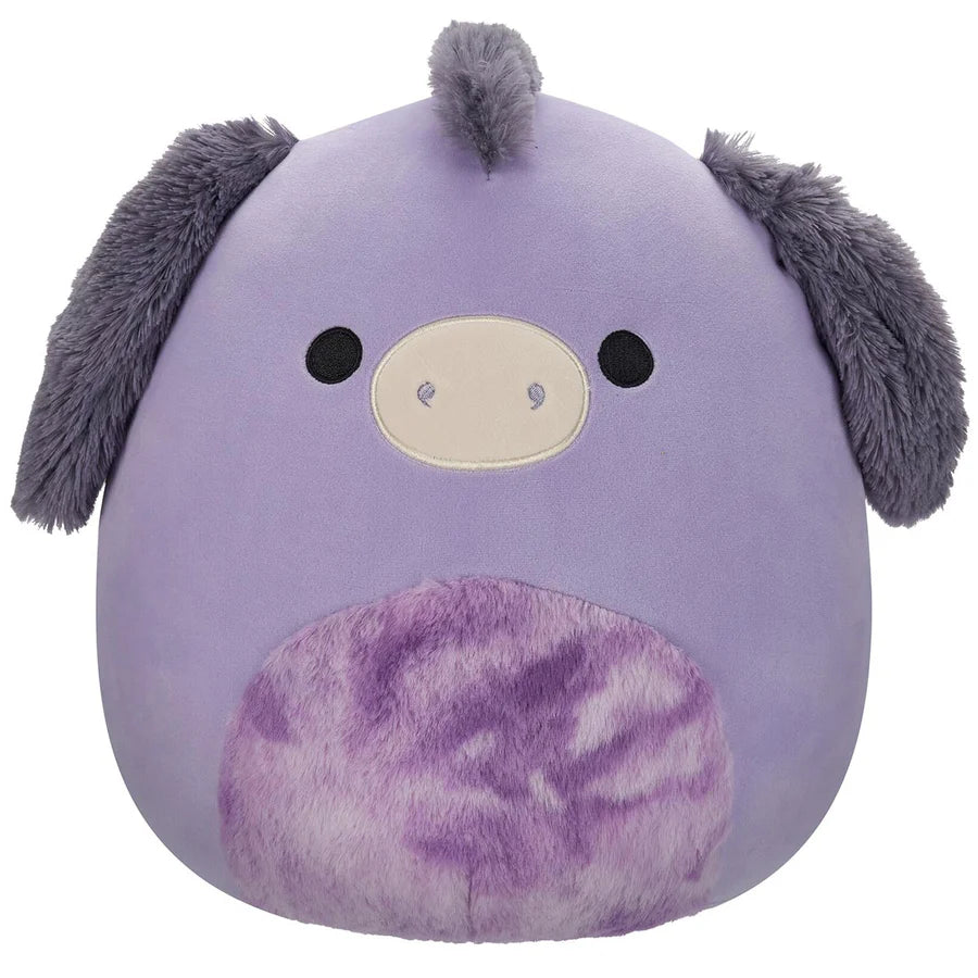 Squishmallows 12 Inch - Deacon the Purple Donkey with Tie-Dye