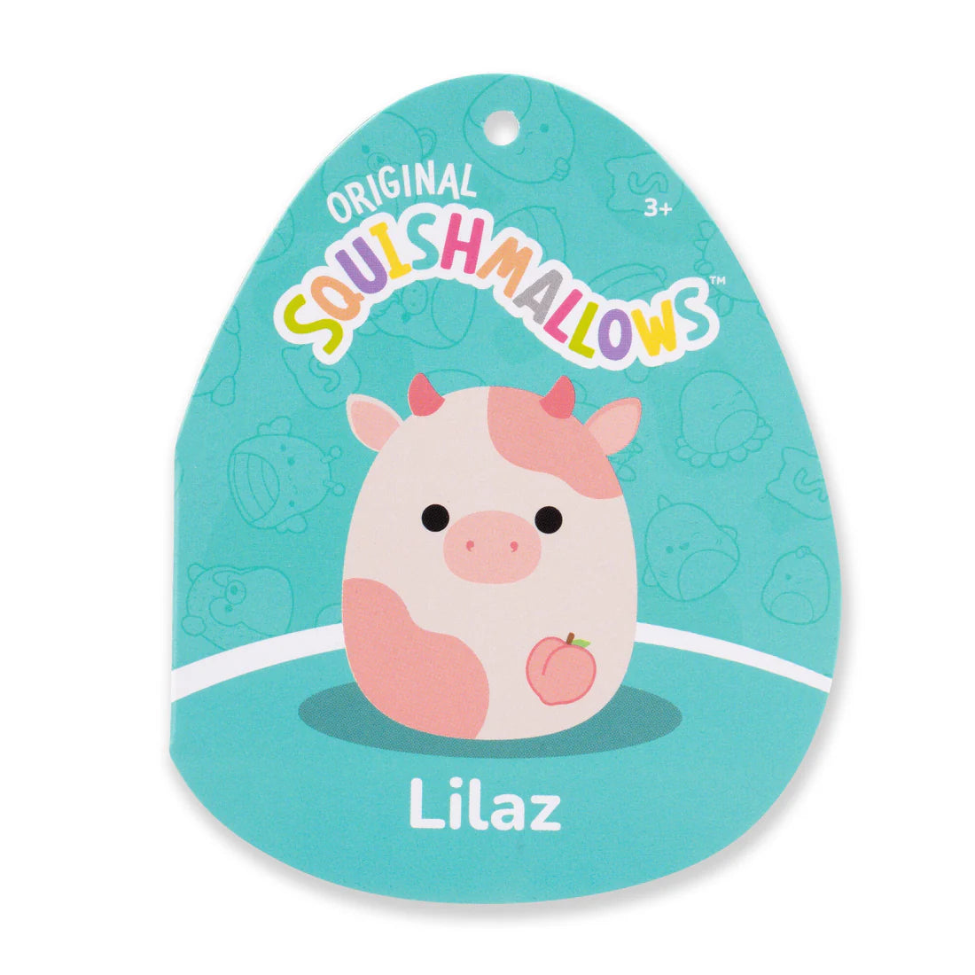 Squishmallows 7.5 Inch - Lilaz the Peach Cow