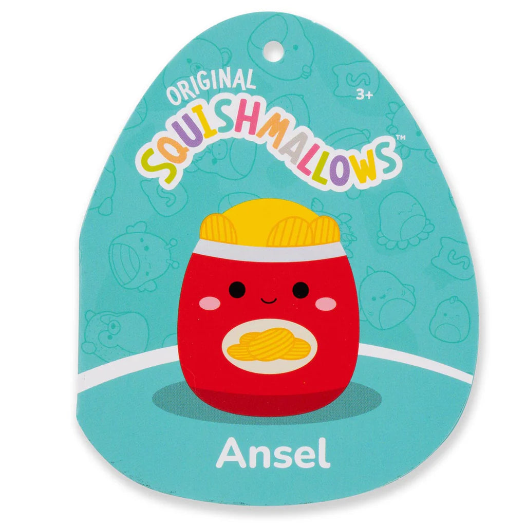 Squishmallows 7.5 Inch - Ansel the Red Bag of Potato Chips