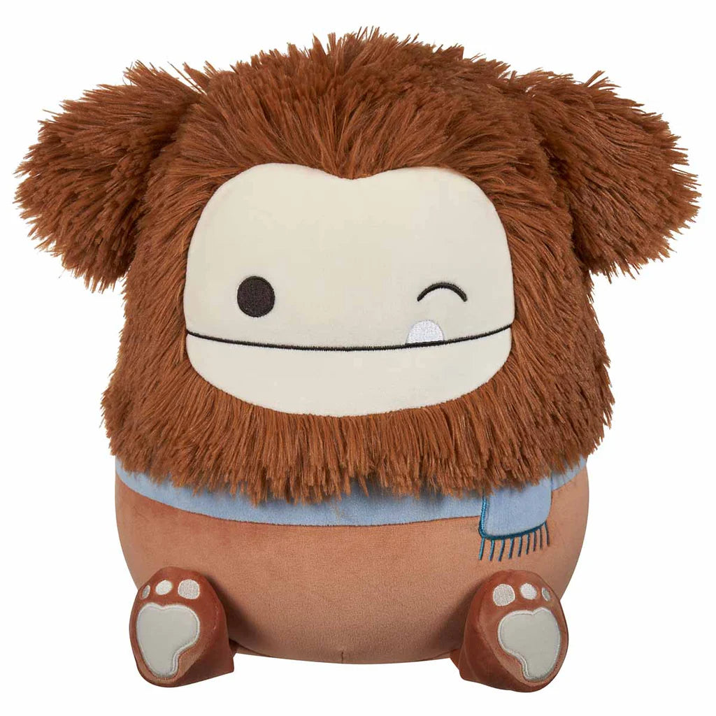 Squishmallows 12 Inch - Benny the Winking Brown Bigfoot with Scarf