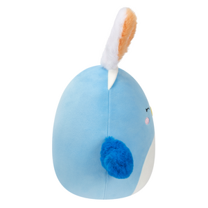 Squishmallows 7.5 Inch Bebe Blue Bird with Yellow Beak and Bunny Ears