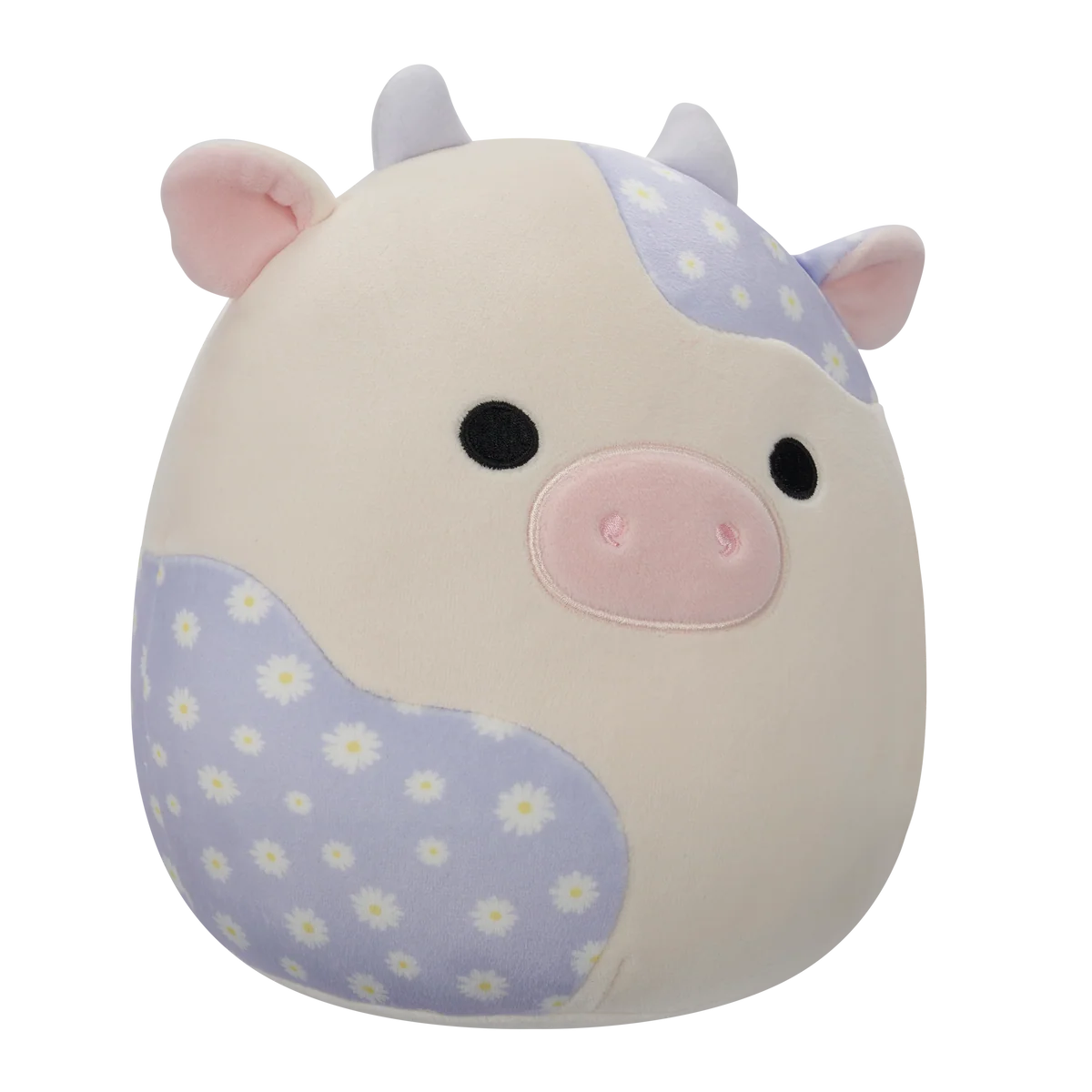 Squishmallows 7.5 Inch Liesel the Cream and Lavender Cow
