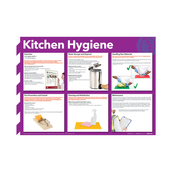 Signslab 420X590 Kitchen Hygiene