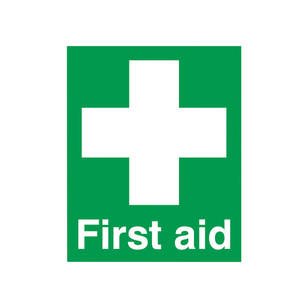 Signslab 100X250 First Aid Pvc
