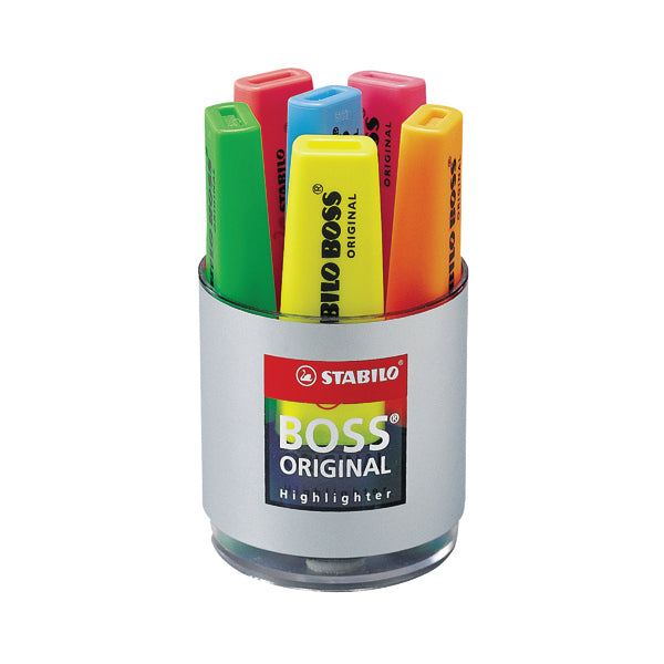 Stabilo Boss Original Highlighter Desk Set Assorted (Pack of 6) 7006