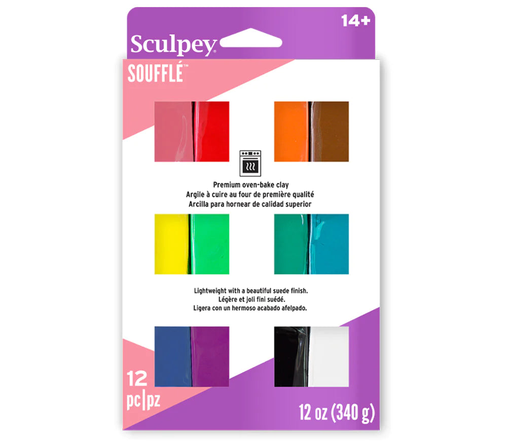 Sculpey Souffle Multi Pk 12x0.9oz