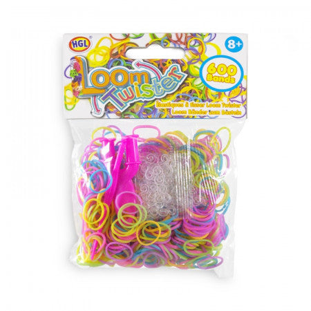 Loom Twister Bag with Hook (600 Bands)