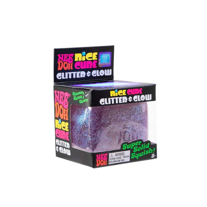 NeeDoh Nice Cube Glitter & Glow (Assortment)