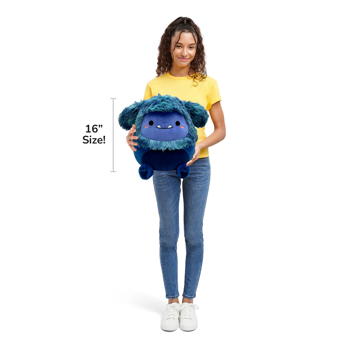 Squishmallows 16 Inch - Dani the Navy Blue Bigfoot