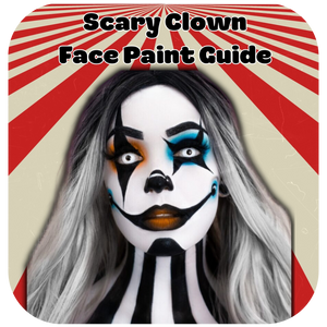 Scary Clown Face Painting Guide