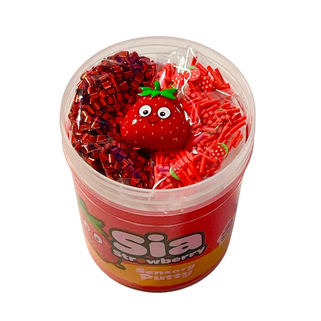 Sia Strawberry Slime Sensory Putty - Slime Party